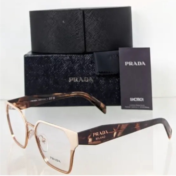 Brand New Authentic Prada Eyeglasses VPR 54X 03G - 1O1 Frame 54X - Picture 4 of 6